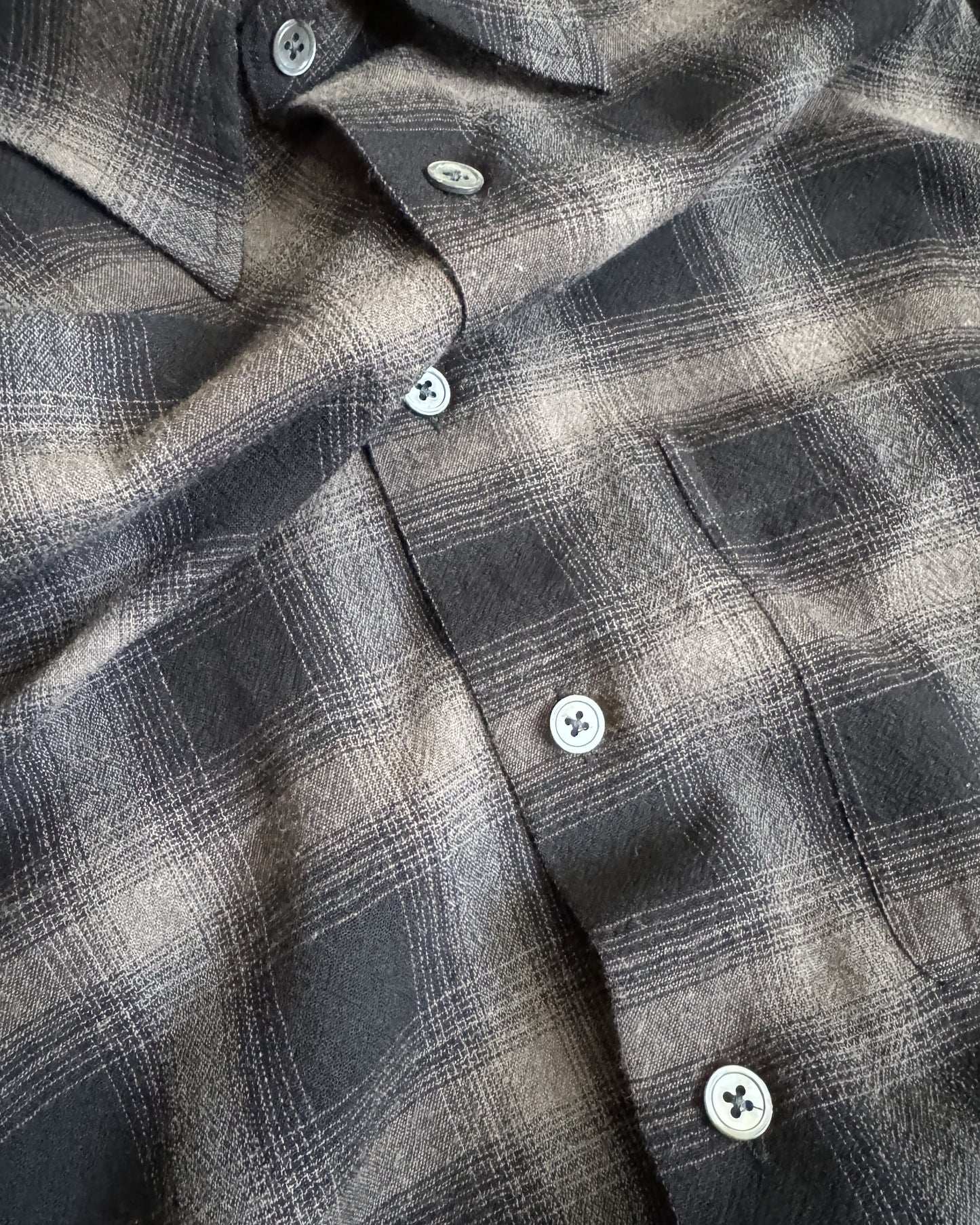 COTTON WOOL SHADOW PLAID