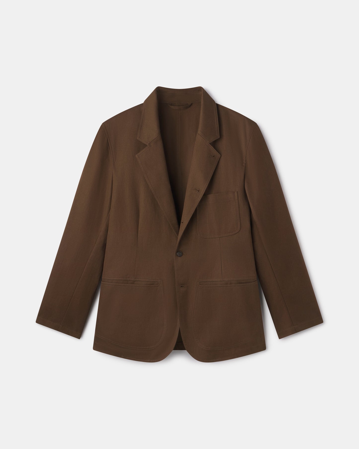 COTTON LINEN WORKWEAR SUIT JACKET
