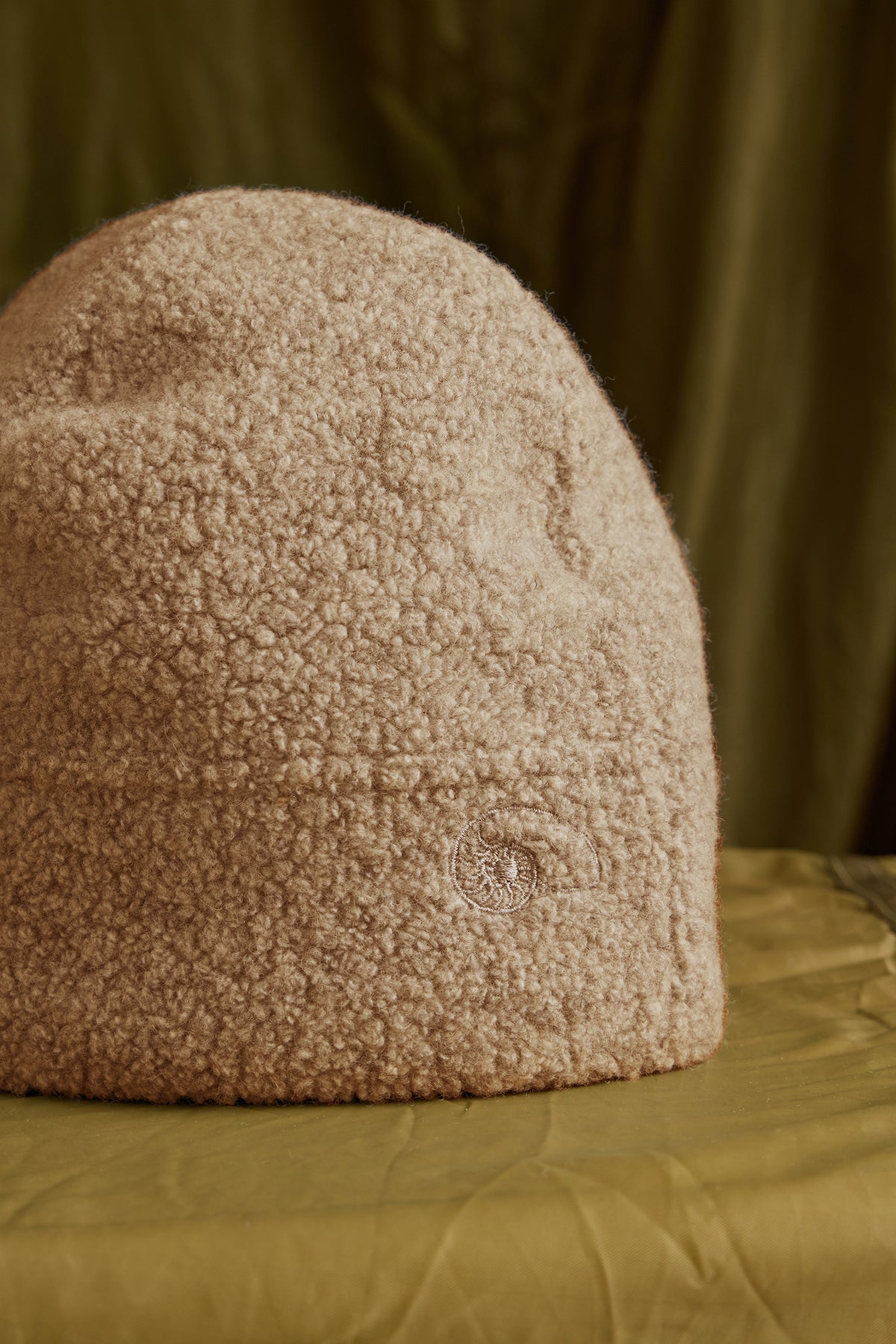WOOL BOUCLE BEANIE