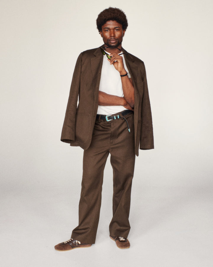 Aaron Levine Thermal Longsleeve in Cream