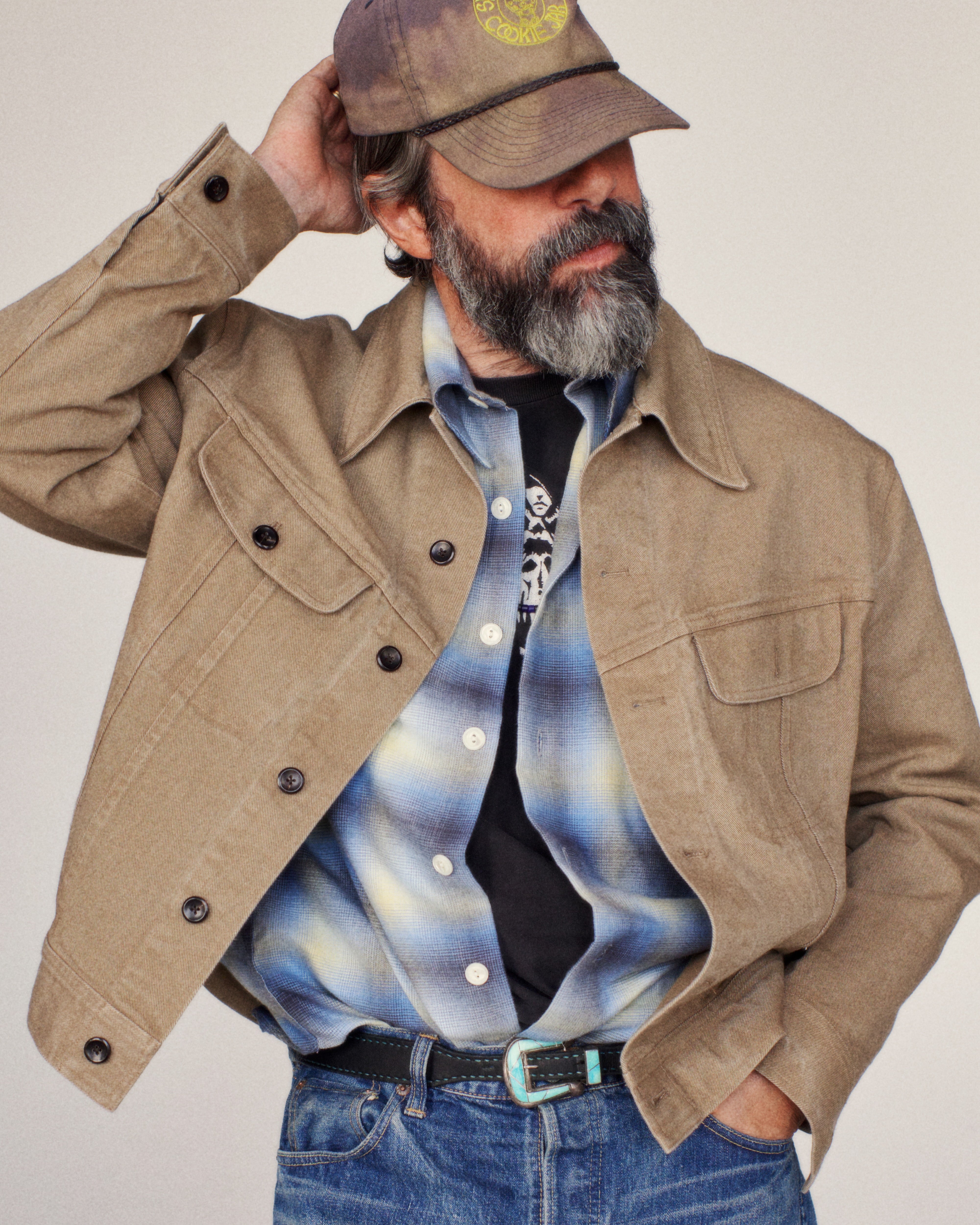 SULPHUR DYED TRUCKER JACKET – AARON LEVINE