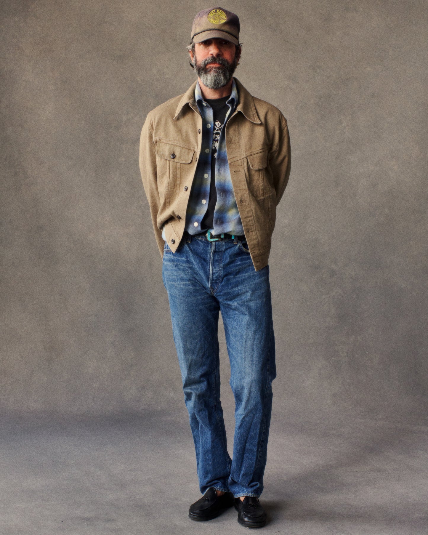 SULPHUR DYED TRUCKER JACKET