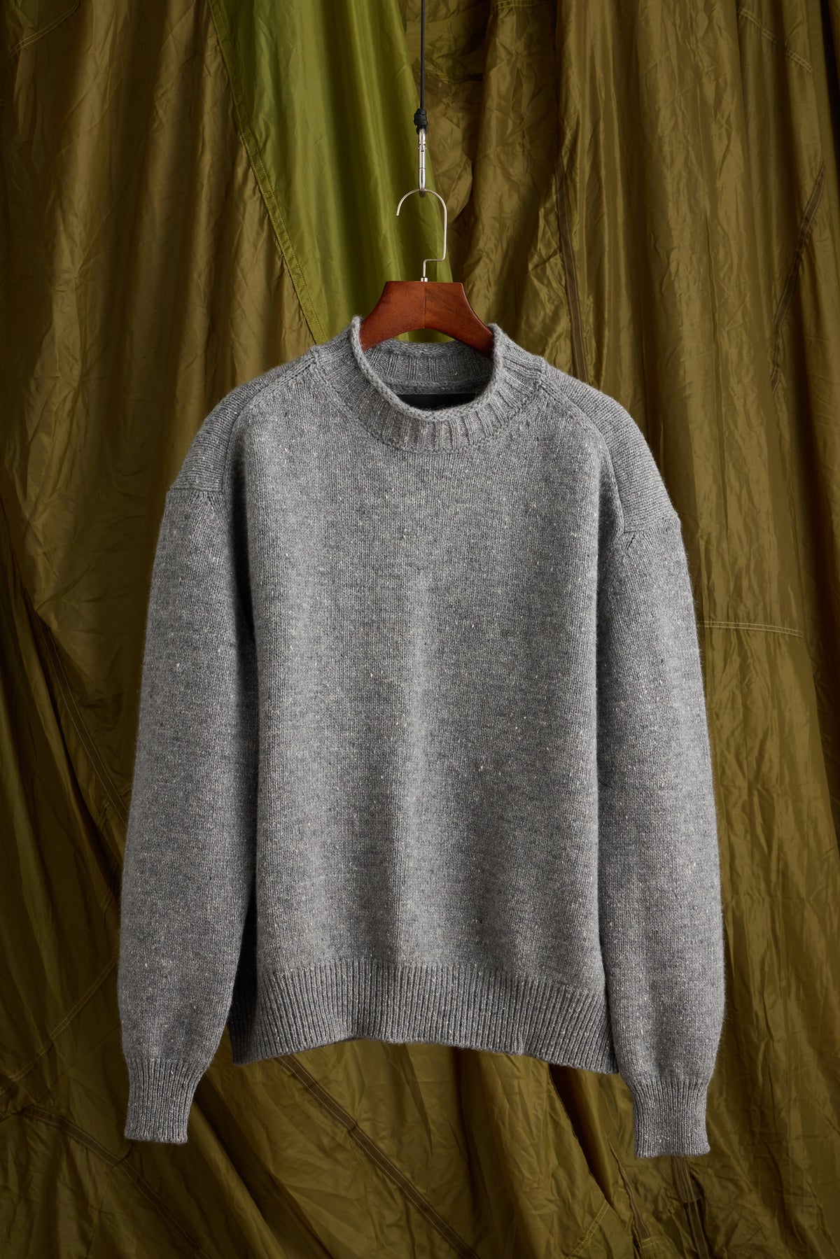 Rollneck Sweater in Gray