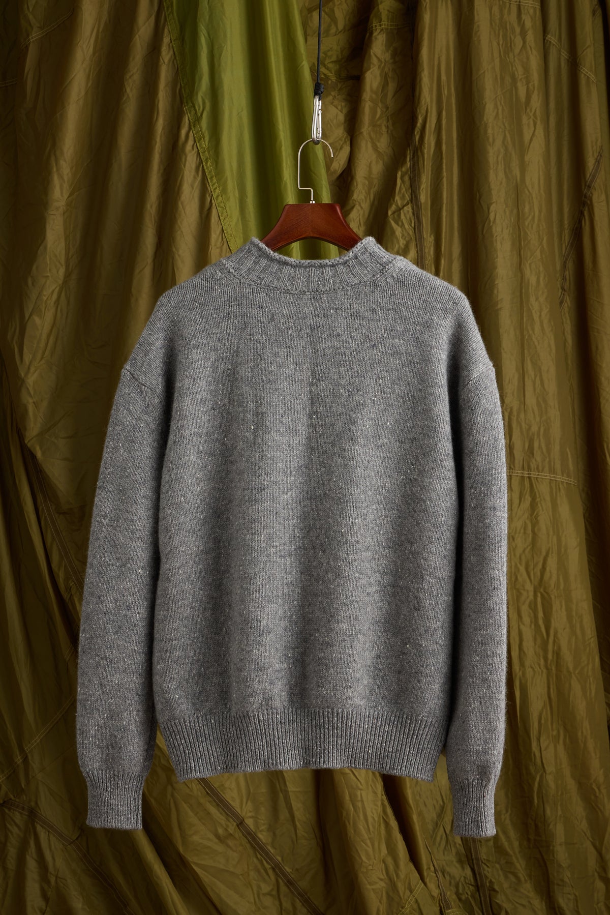 Rollneck Sweater in Gray