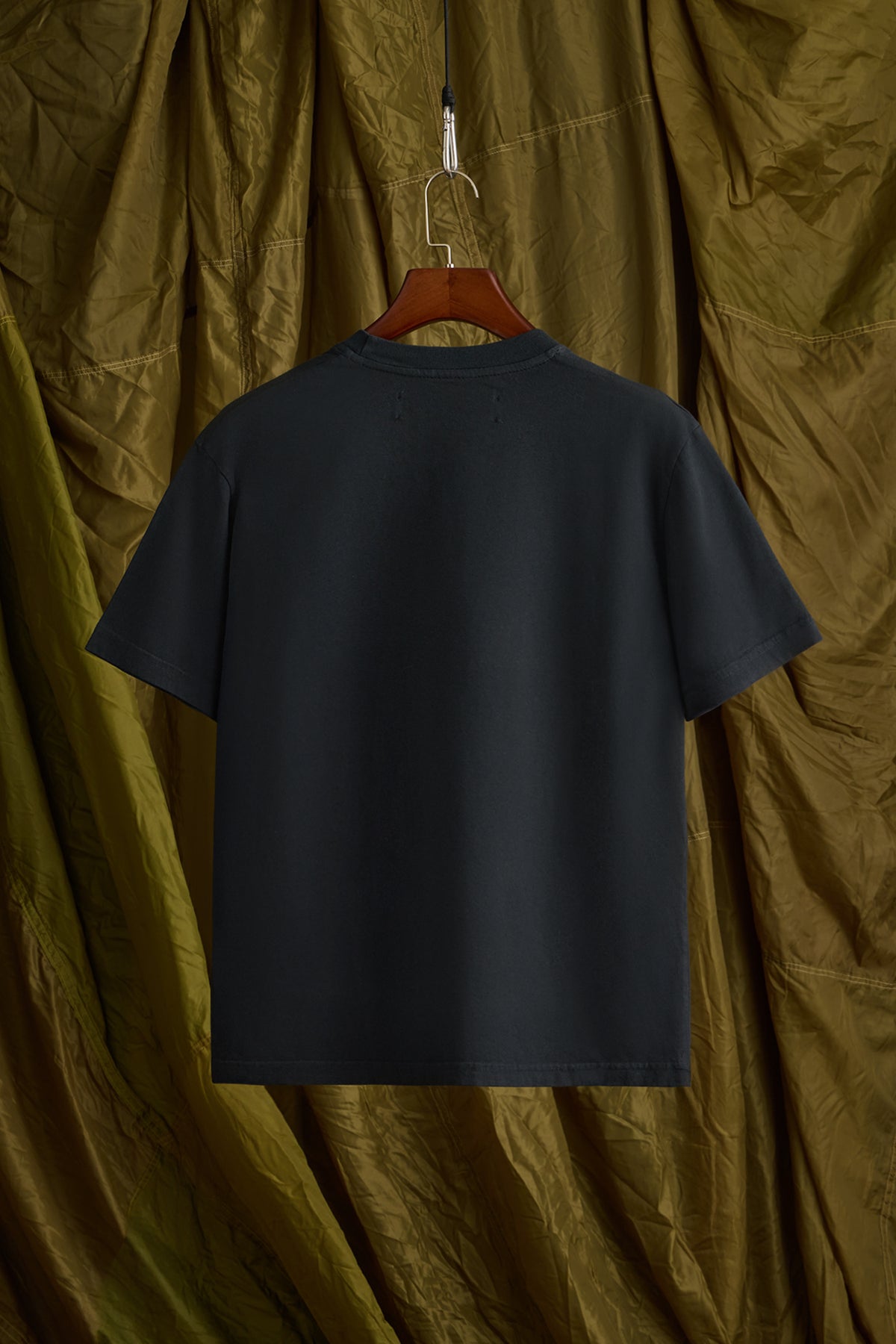 Crew T-Shirt in Washed Black