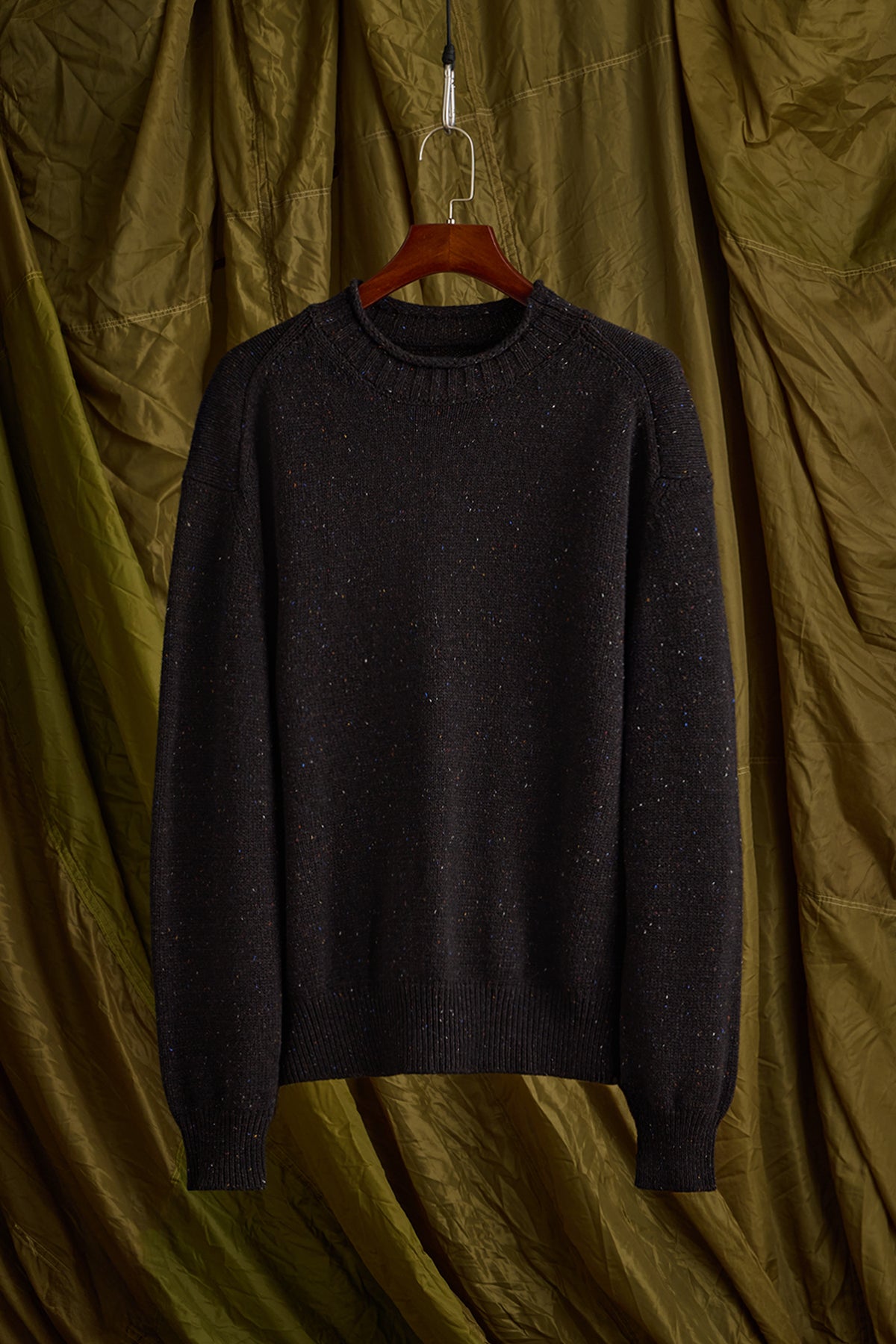 Rollneck Sweater in Espresso