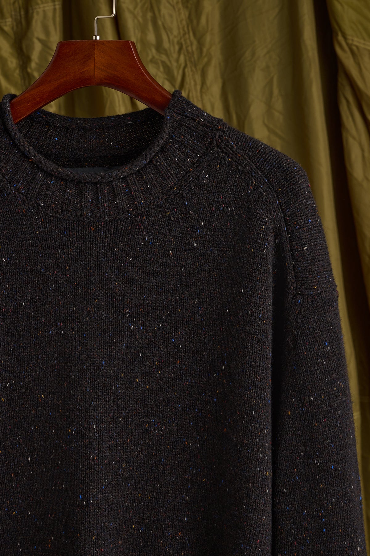 Rollneck Sweater in Espresso