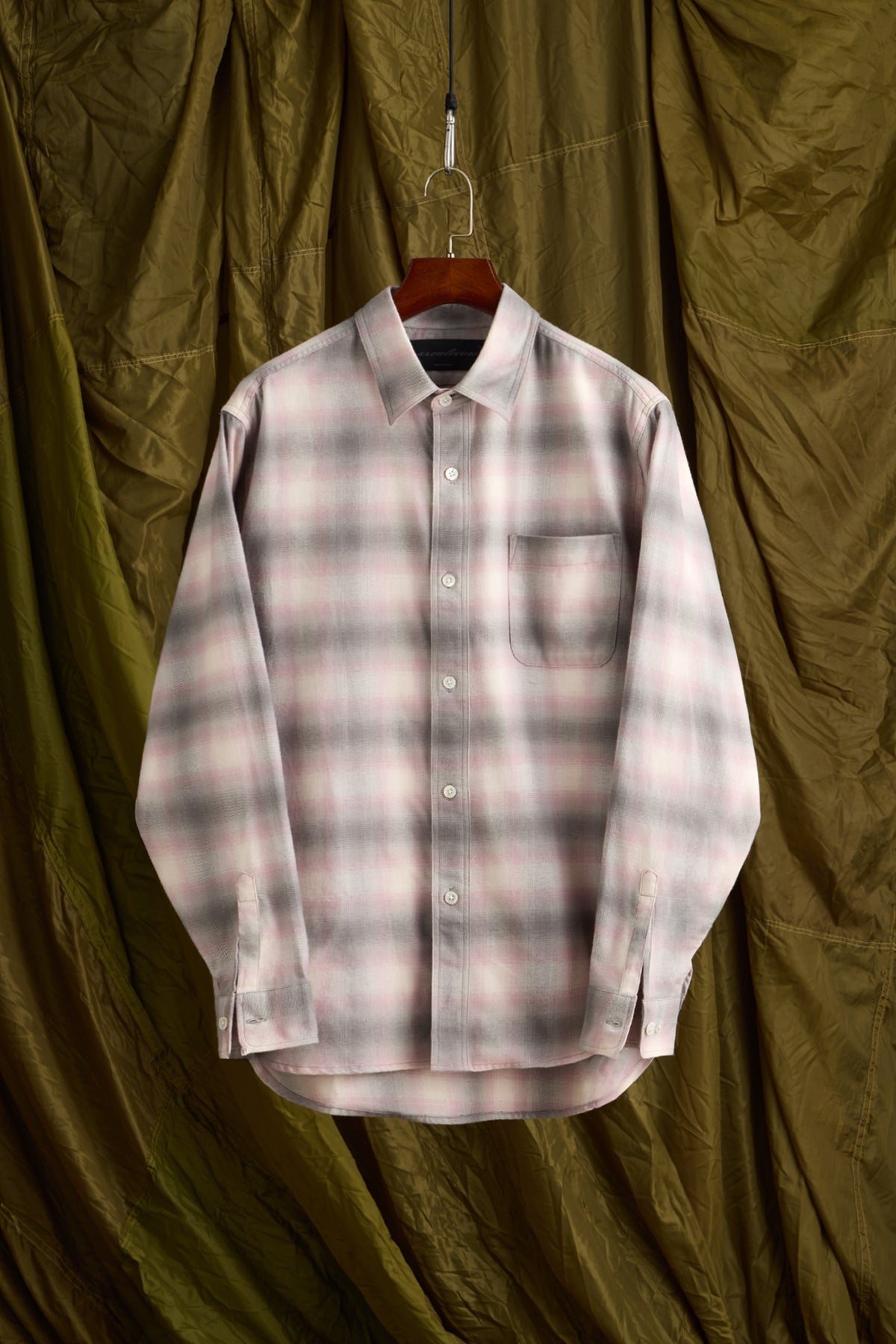 Shadow Flannel in Flamingo
