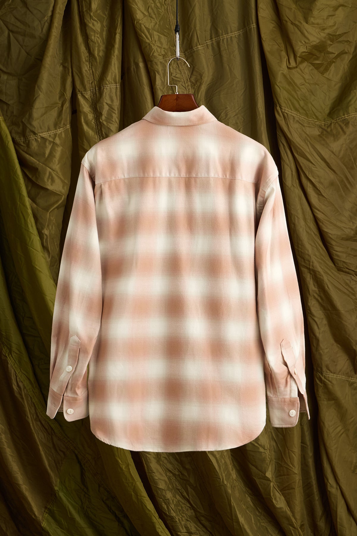 Shadow Flannel in Coral