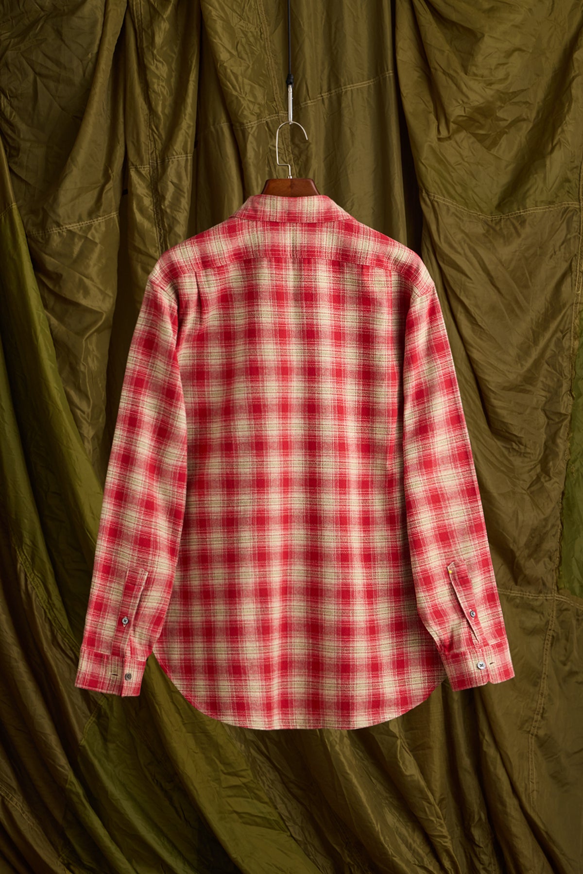 Jaspe Plaid Shirt in Cherry