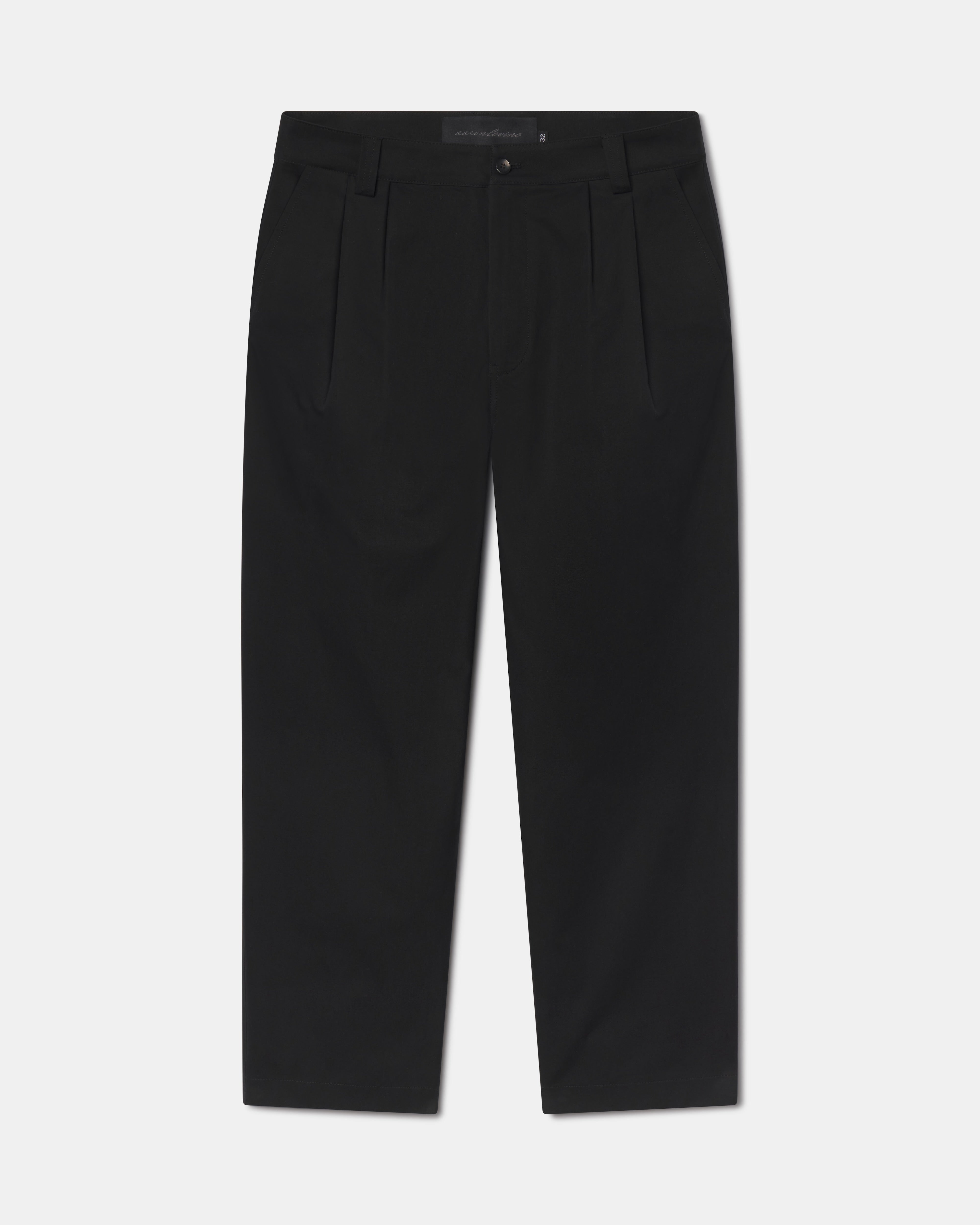 CANVAS DOUBLE PLEATED PANT – AARON LEVINE