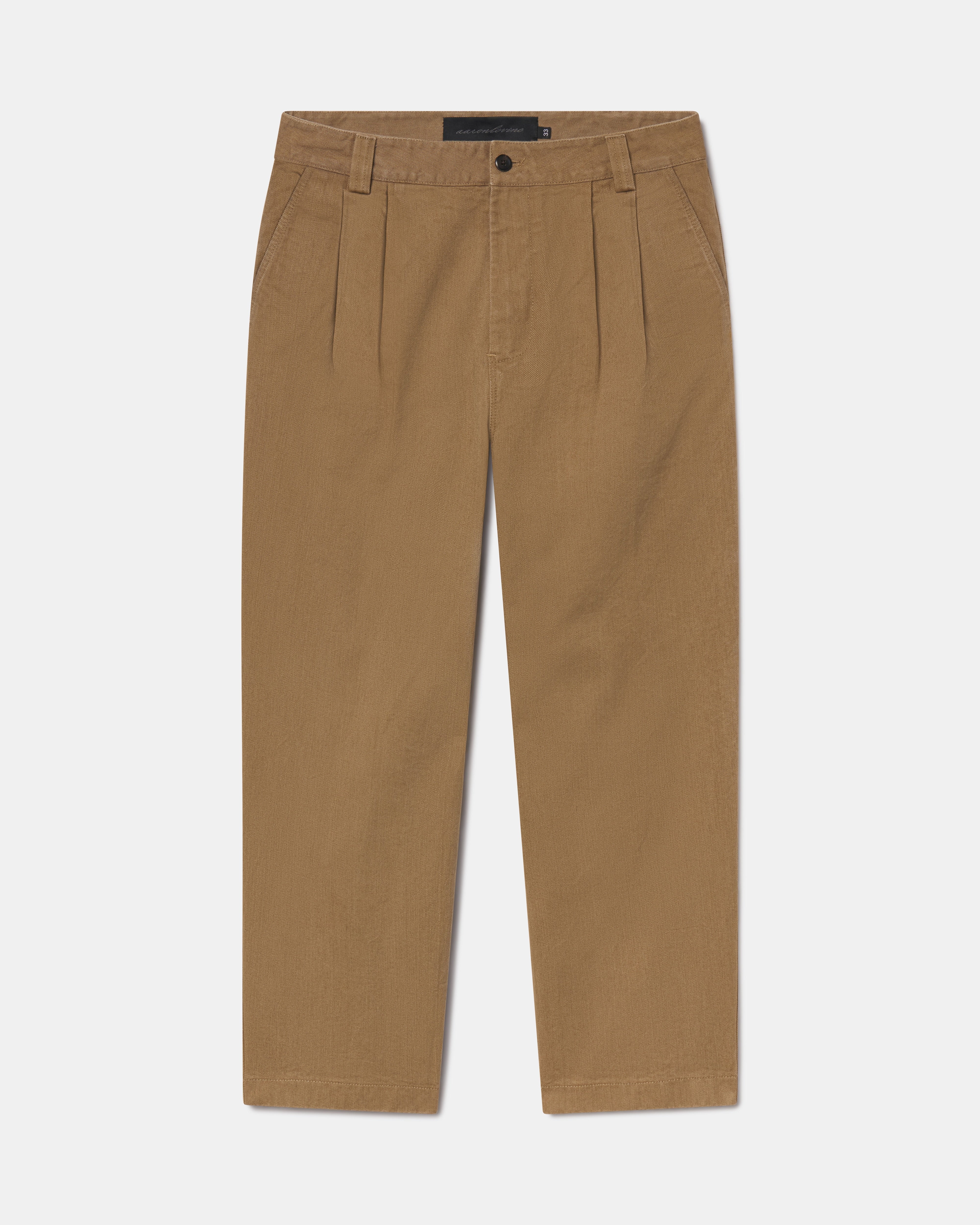 SULPHUR DYED DOUBLE PLEAT PANT – AARON LEVINE