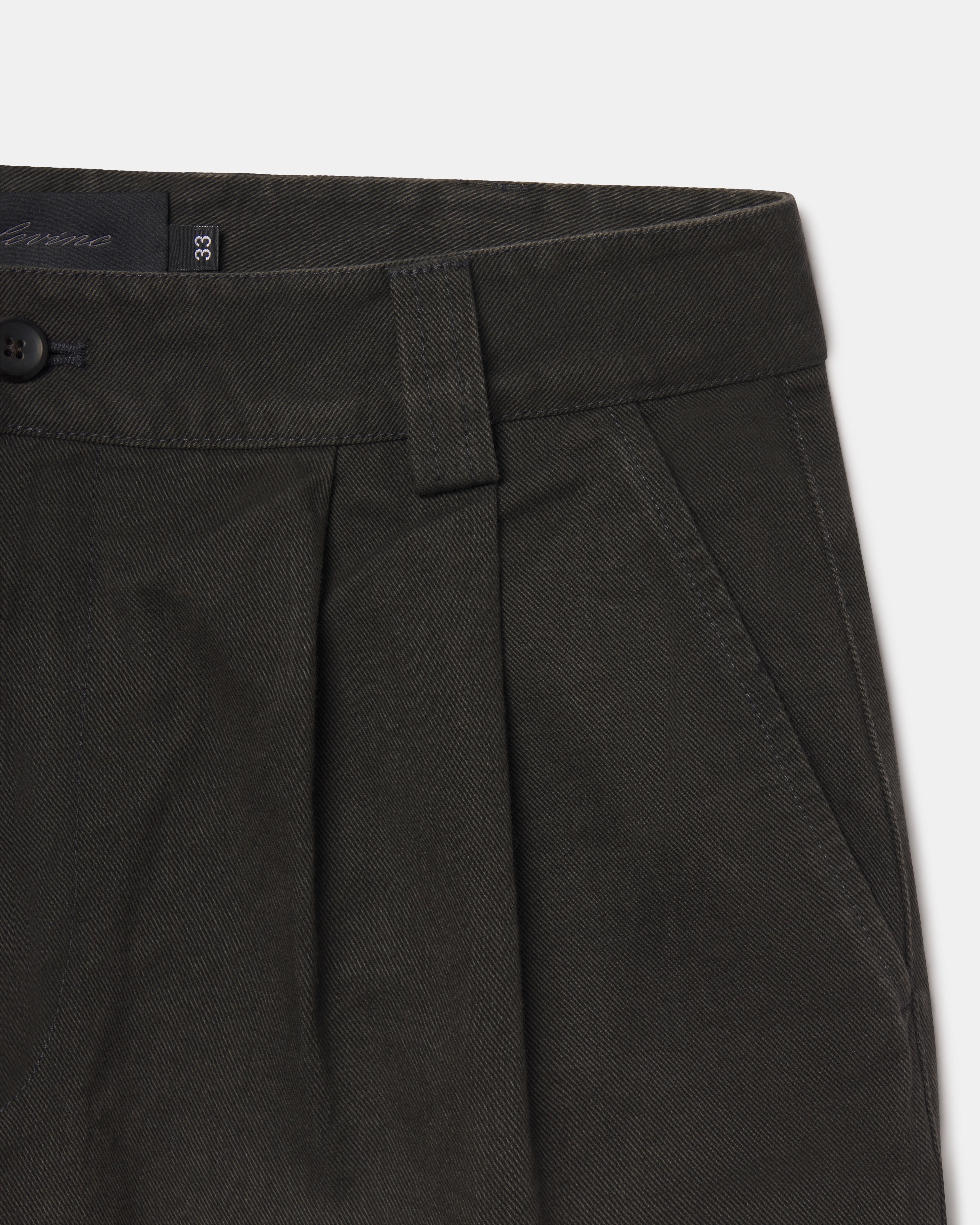 SULPHUR DYED DOUBLE PLEAT PANT – AARON LEVINE