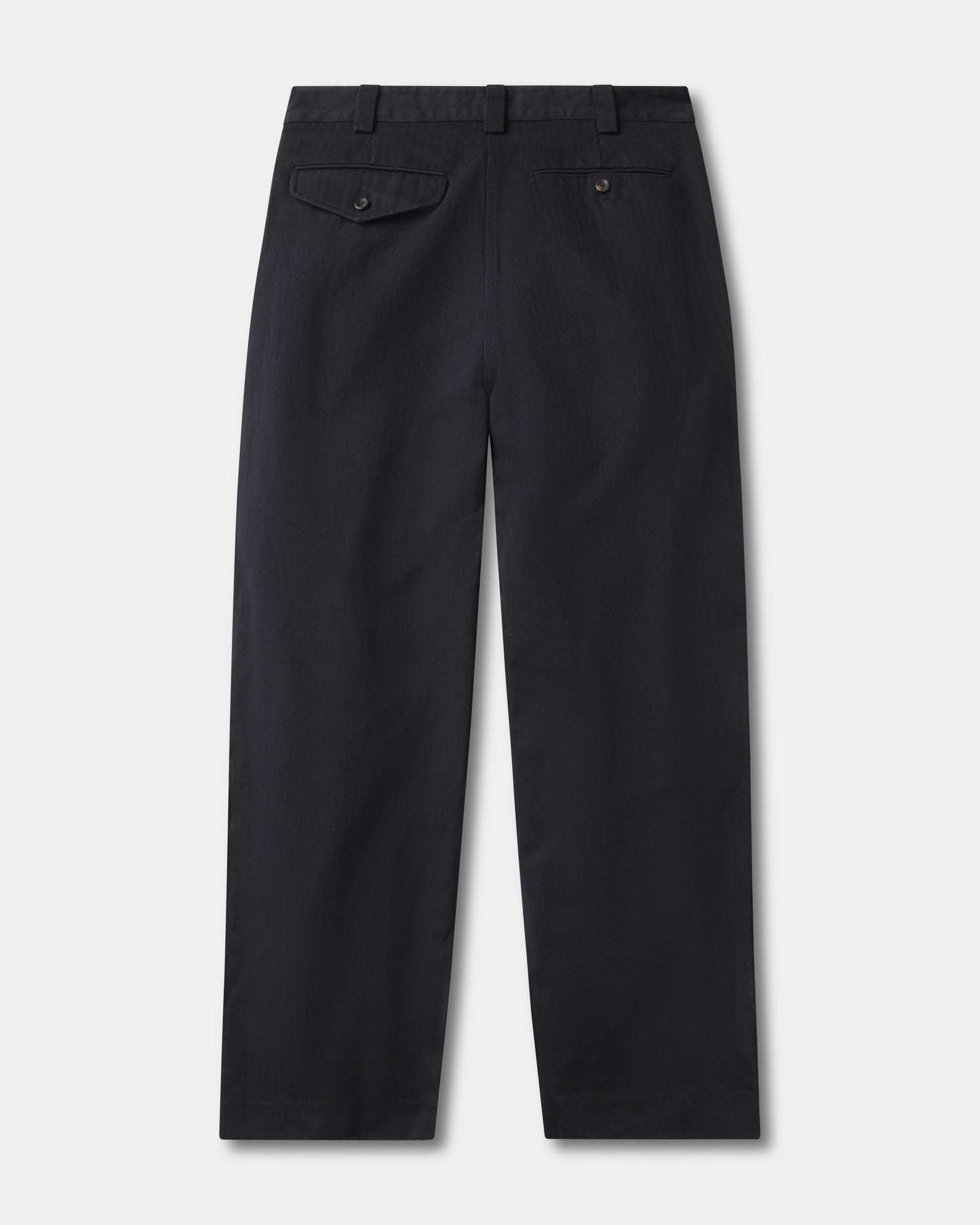 JAPANESE HERRINGBONE DOUBLE PLEATED TROUSER