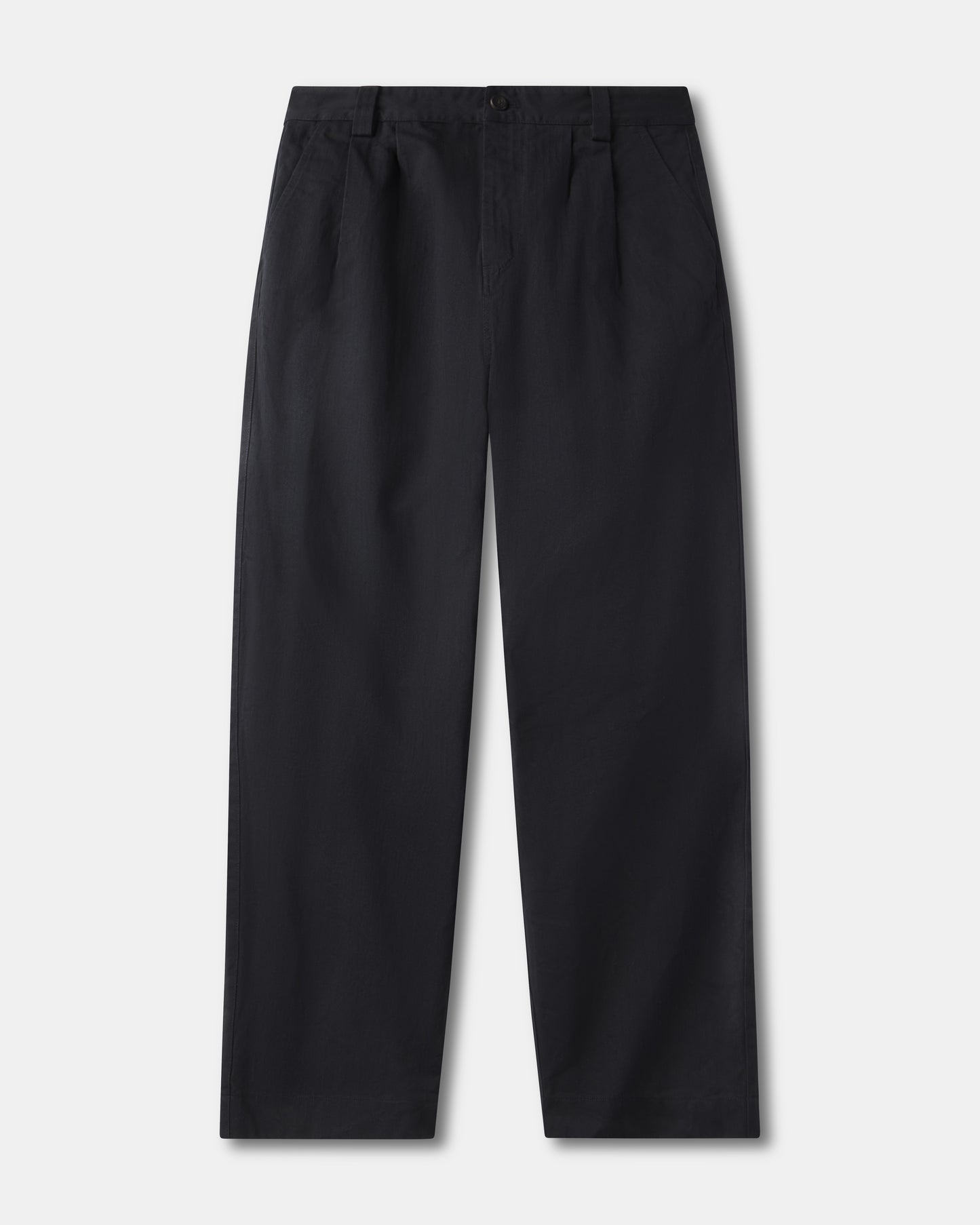 JAPANESE HERRINGBONE DOUBLE PLEATED TROUSER