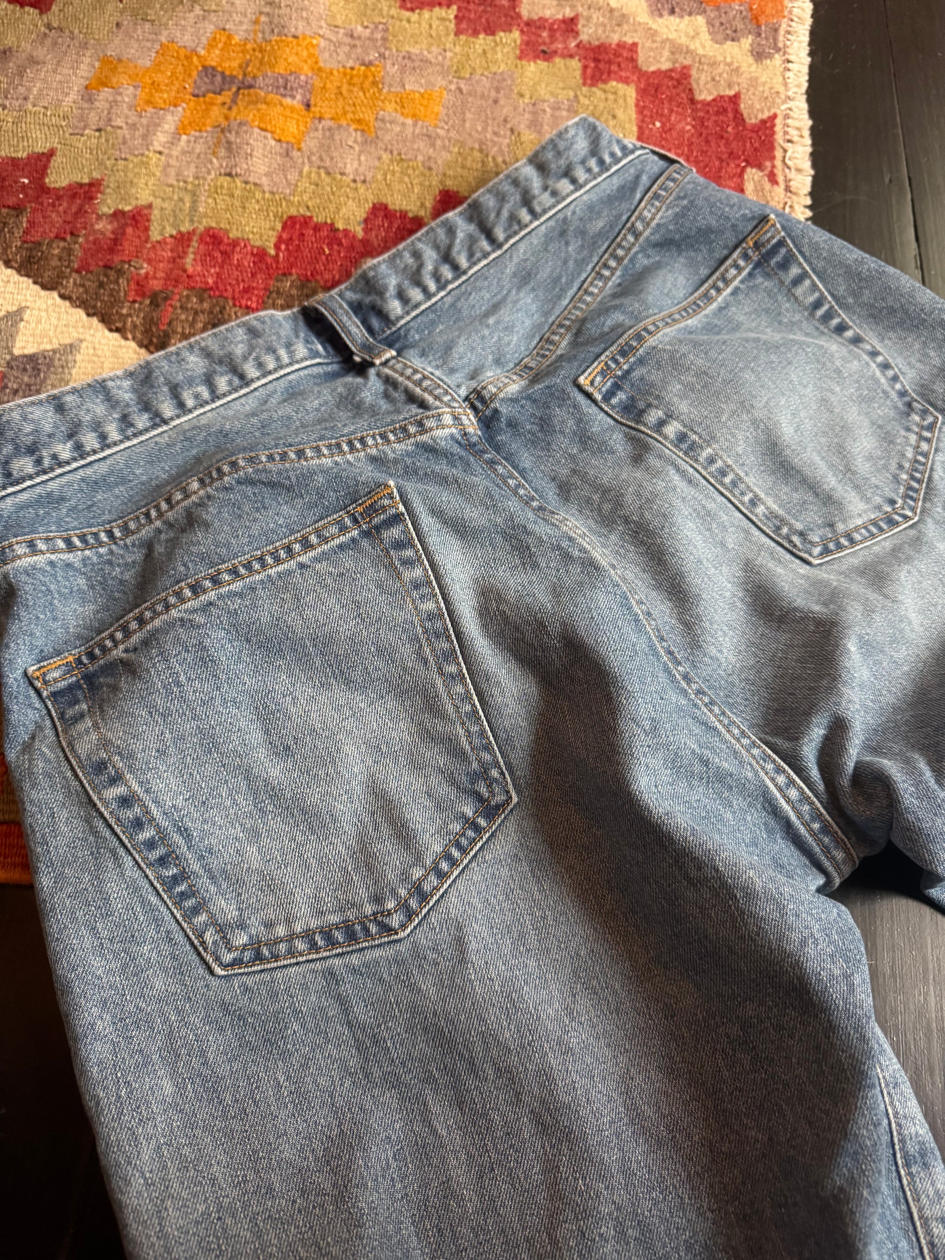 90's Washed Denim Jeans