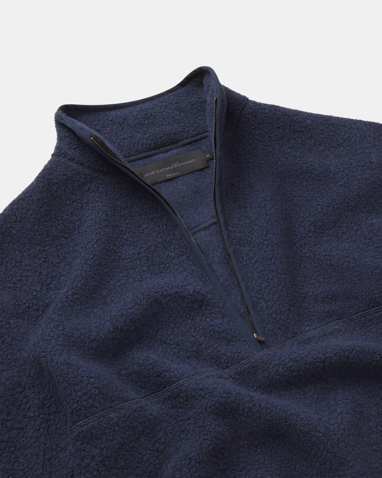 WOOL BOUCLE HALF ZIP
